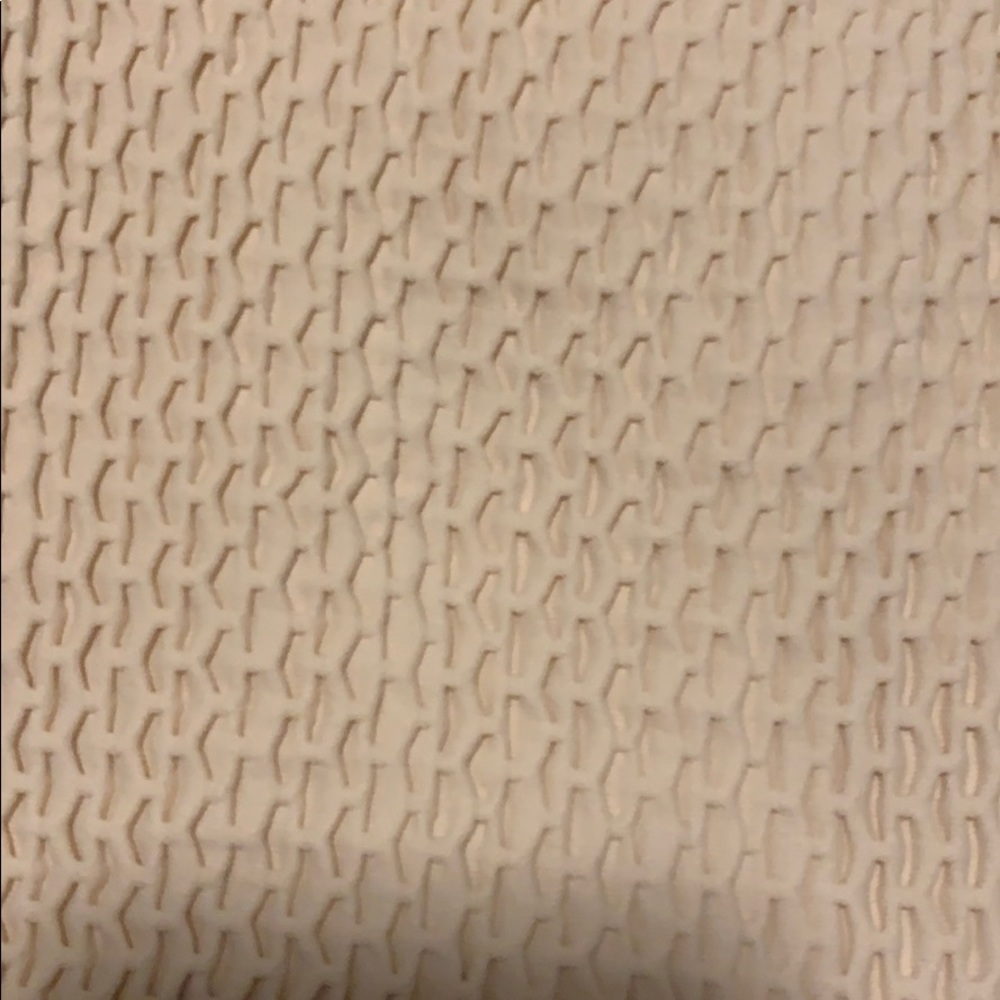 Cute White Crop Top, Patterned, Solid Colored Chic - image 3